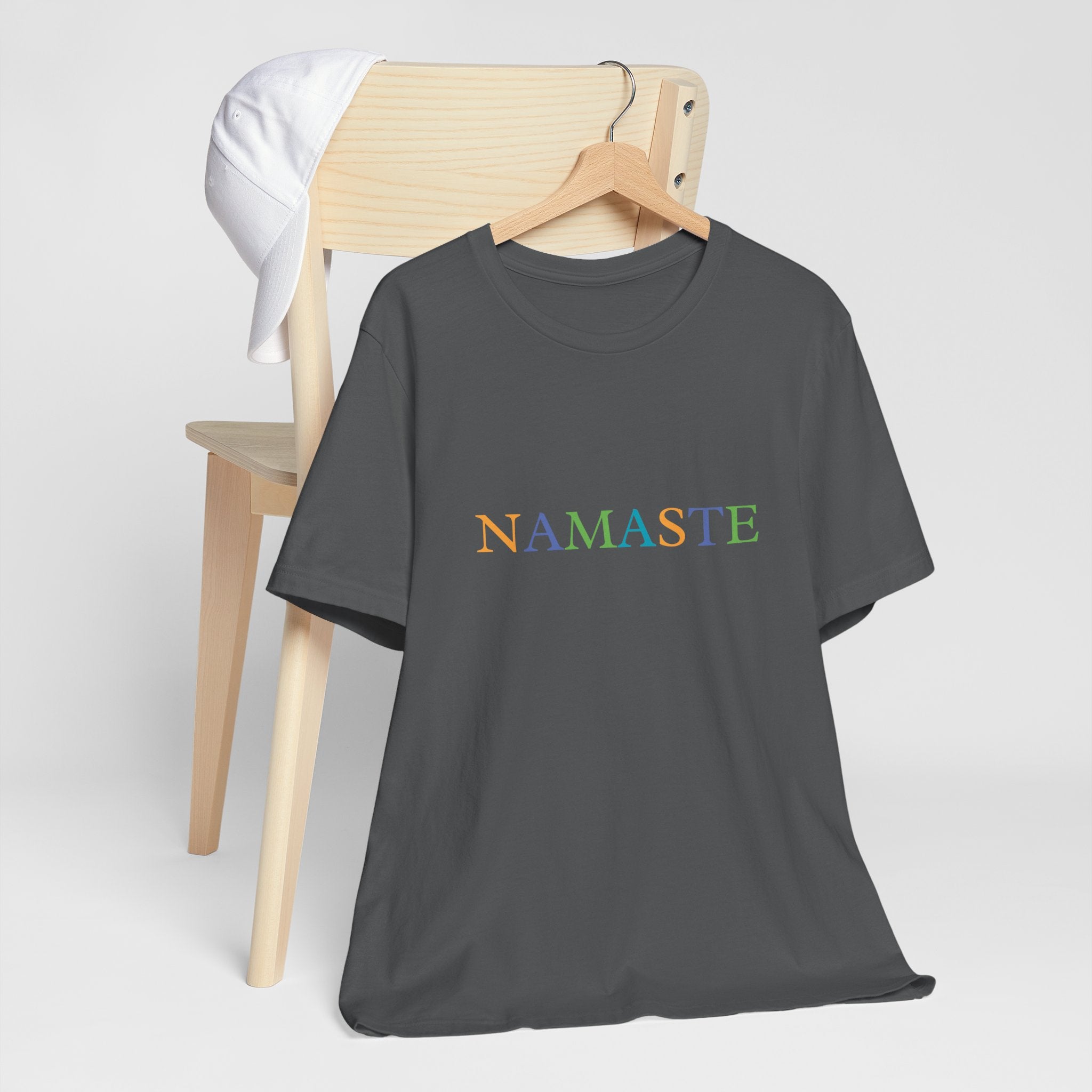 ترامونكيرو NAMASTE قميص تي شيرت للجنسين بياقة دائرية