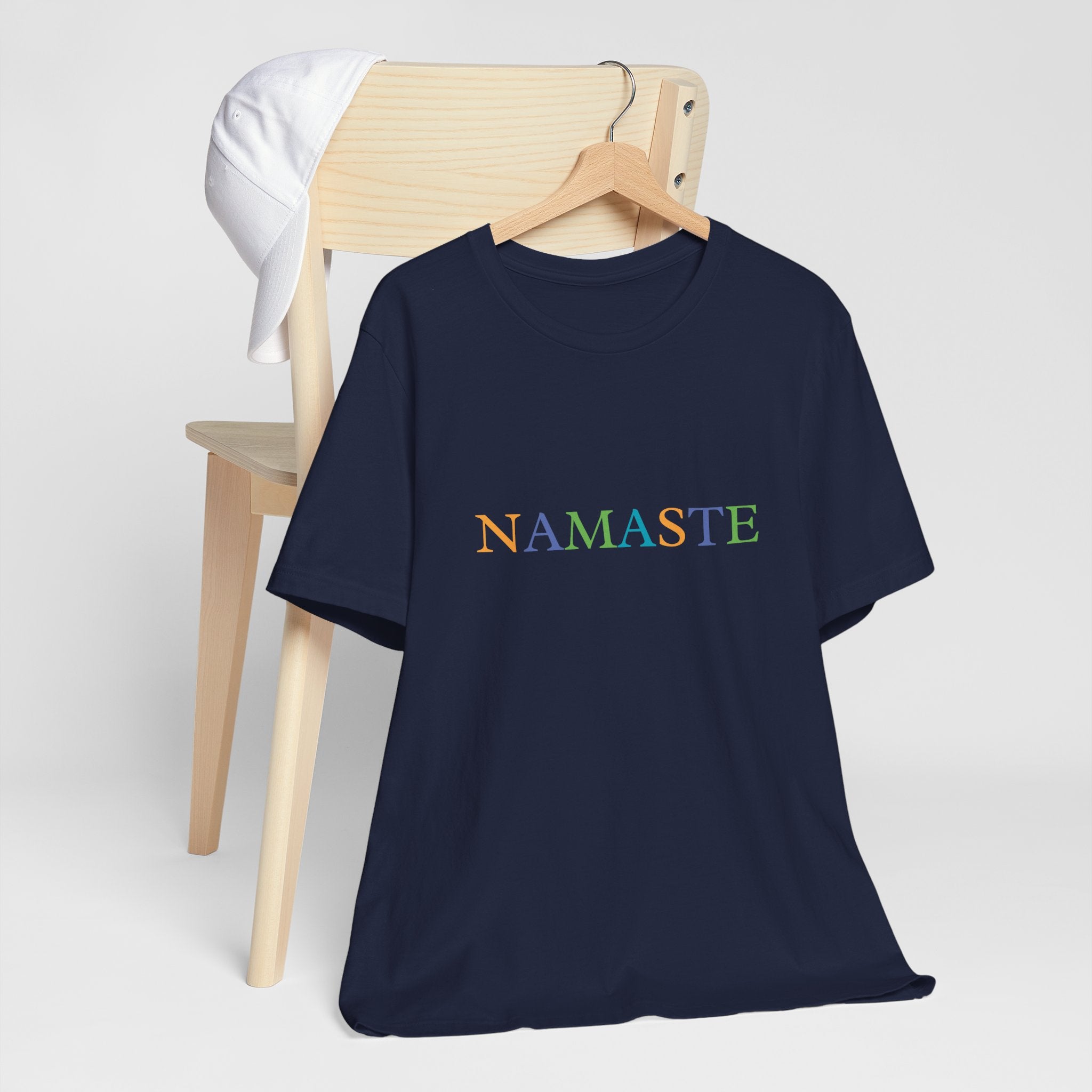 ترامونكيرو NAMASTE قميص تي شيرت للجنسين بياقة دائرية