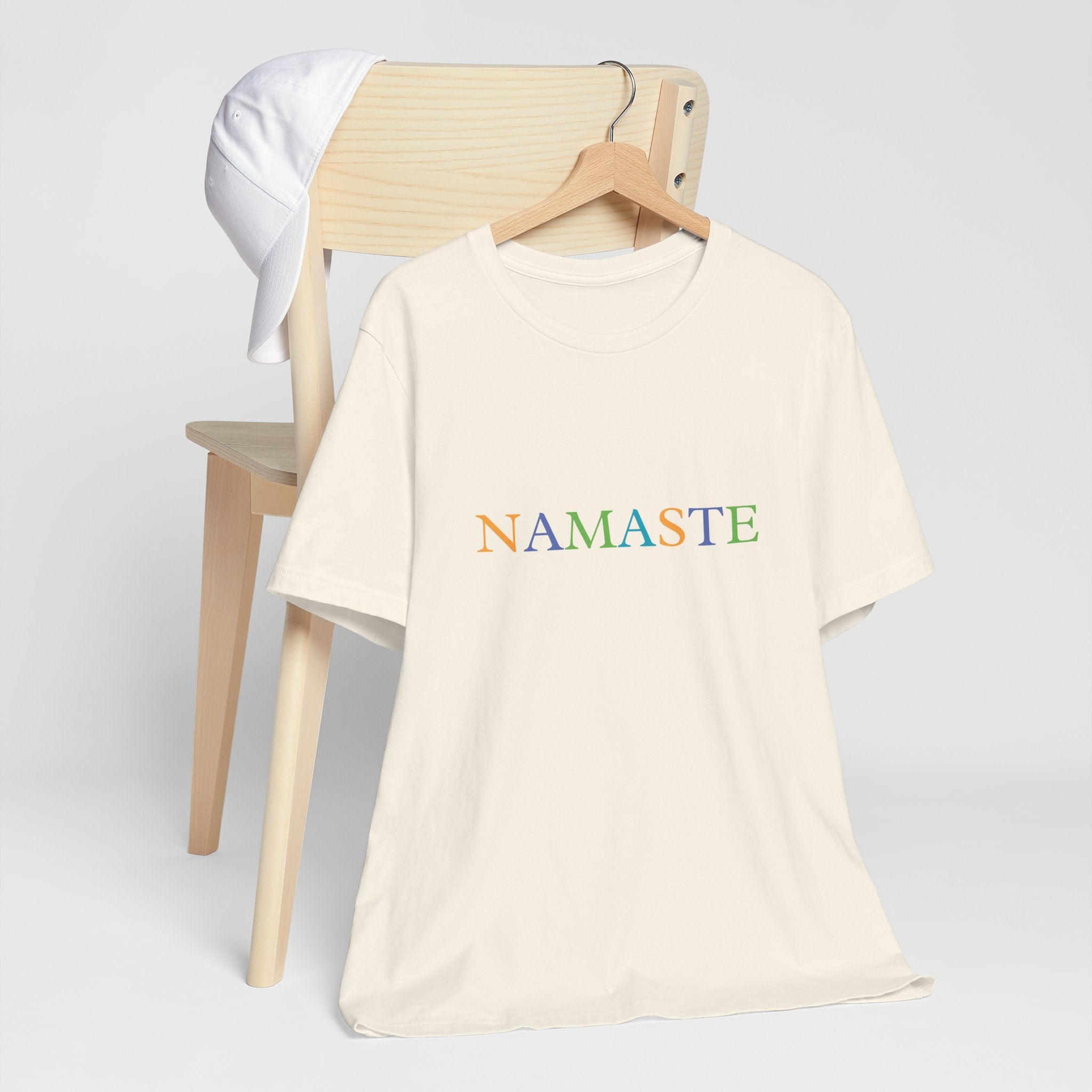 ترامونكيرو NAMASTE قميص تي شيرت للجنسين بياقة دائرية