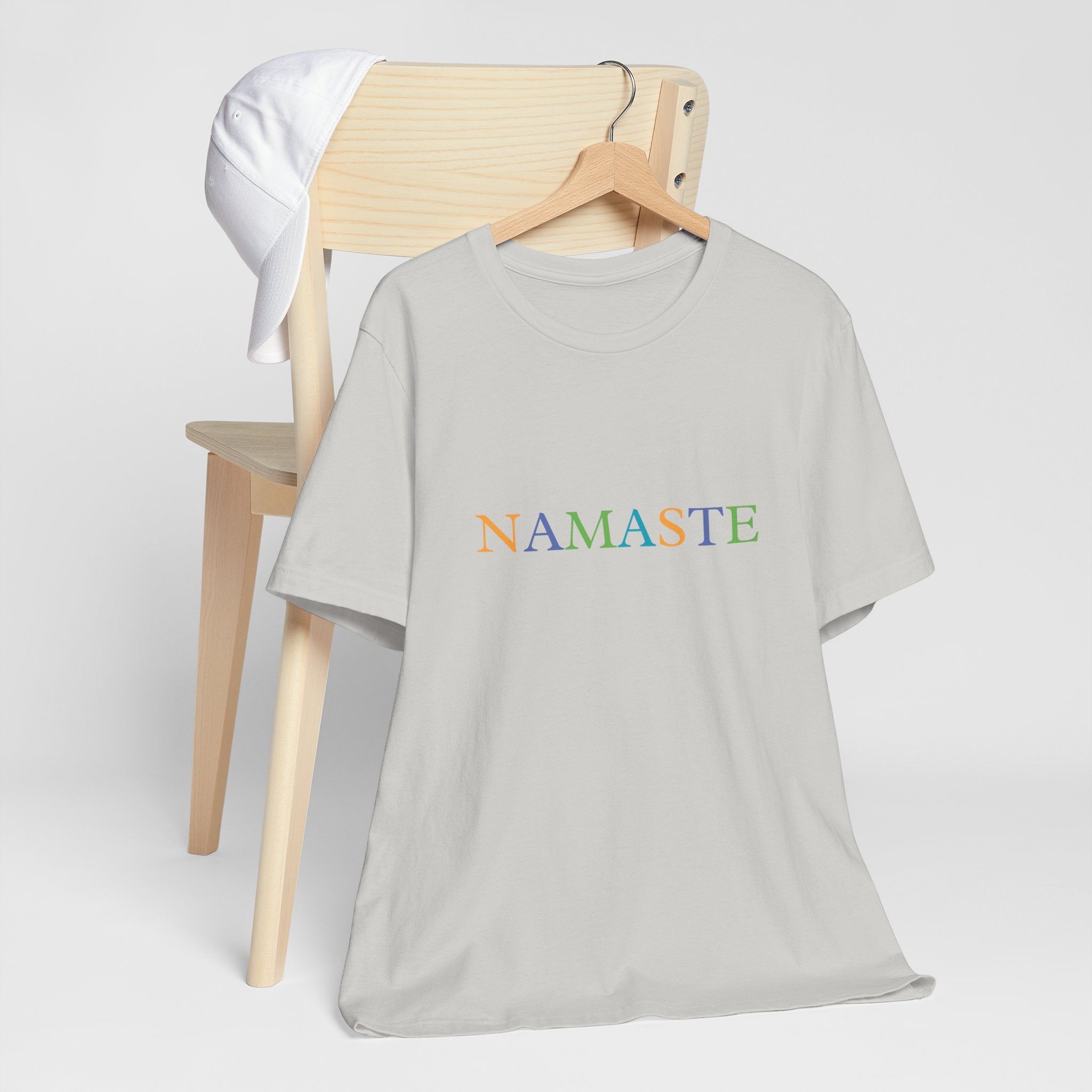 ترامونكيرو NAMASTE قميص تي شيرت للجنسين بياقة دائرية